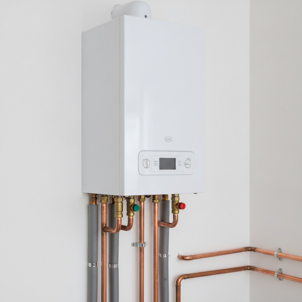 Modern boiler installation in a Doncaster home