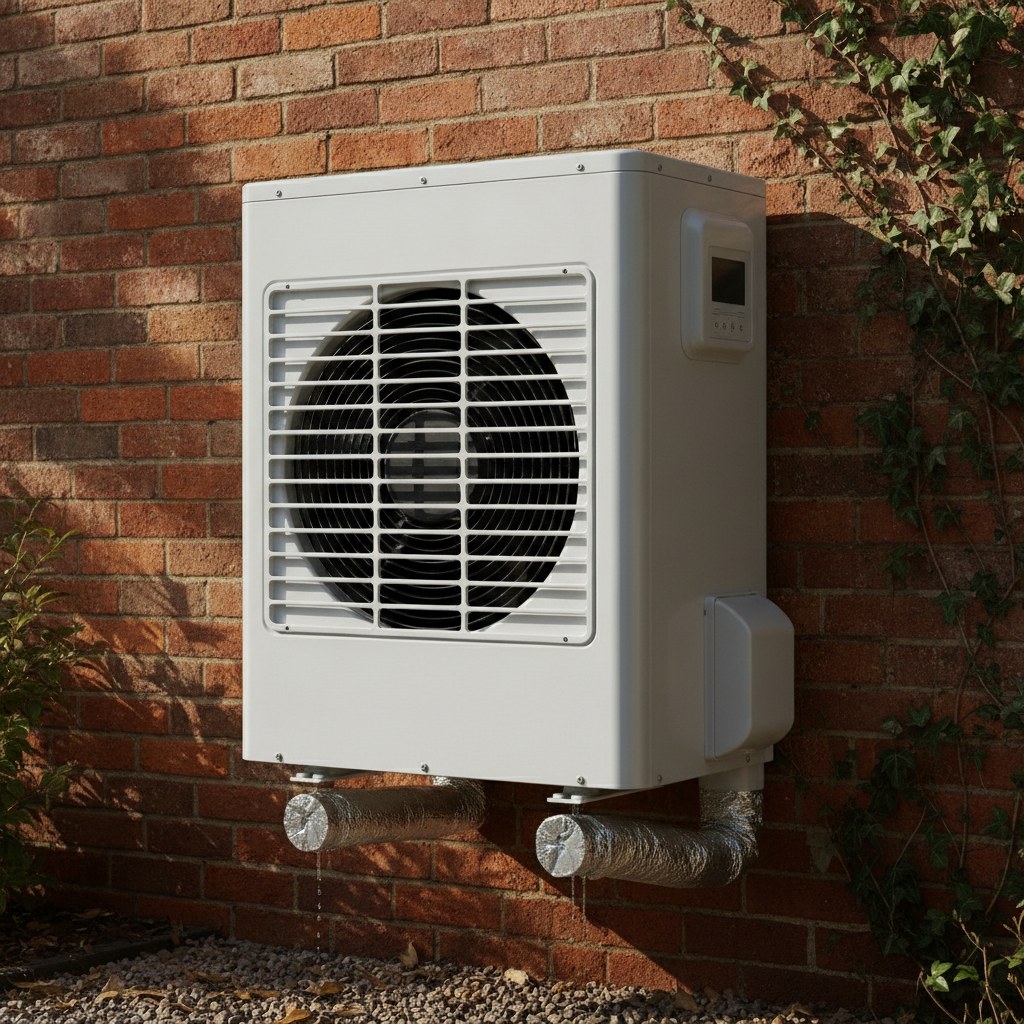 Air source heat pump installation